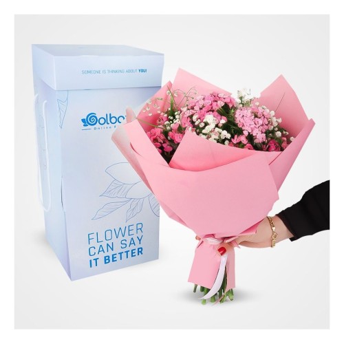 Pania Sweet William Bouquet (GOLBOX)